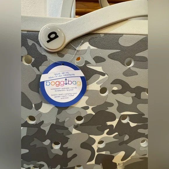 BABY BOGG BAG - SMALL TOTE, LIMITED EDITION SNOW WAY GRAY CAMO - Picture 3 of 9